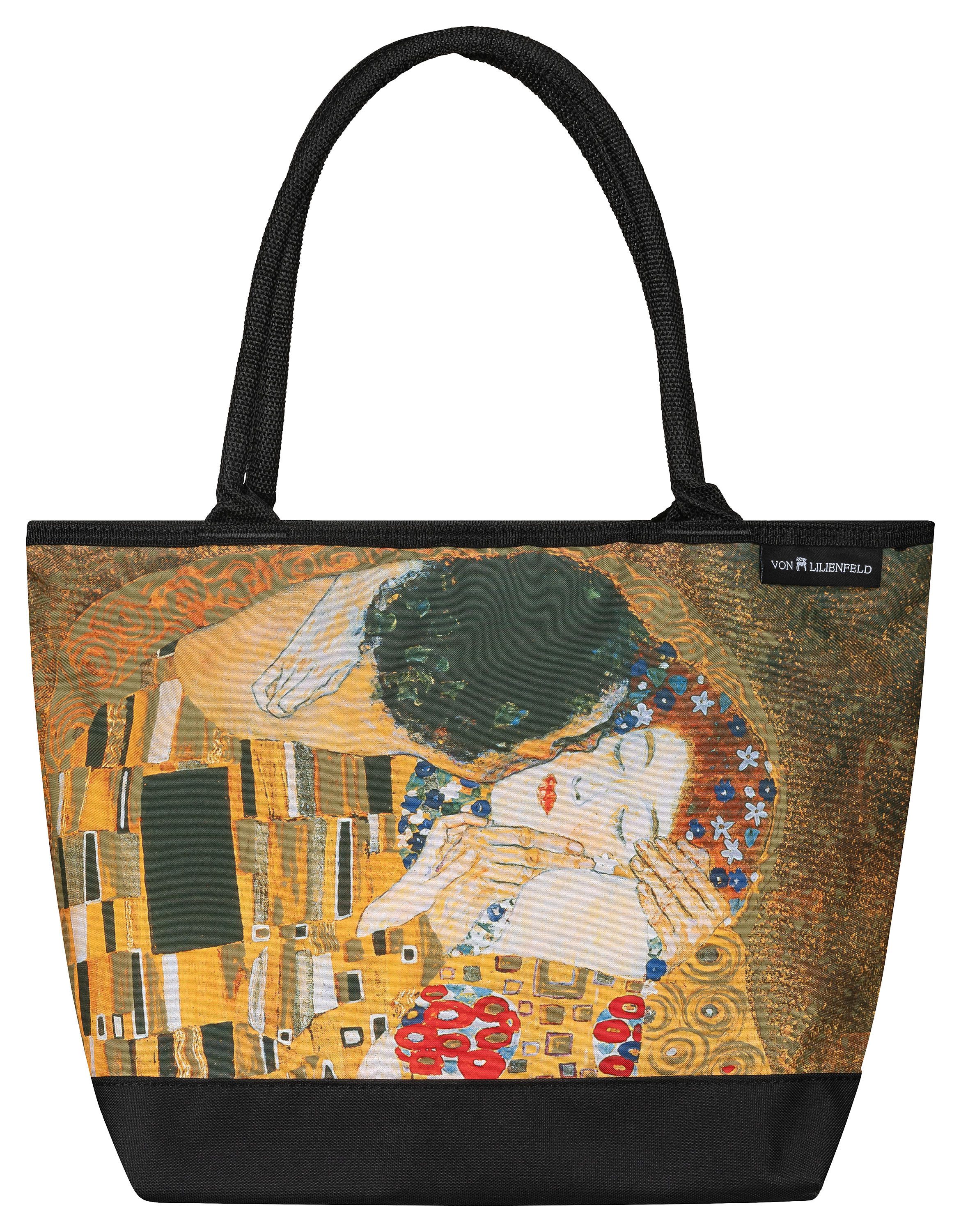 von Lilienfeld Shopper Tasche Gustav Klimt Der Kuss Kunst Motiv Maße L42 x günstig online kaufen