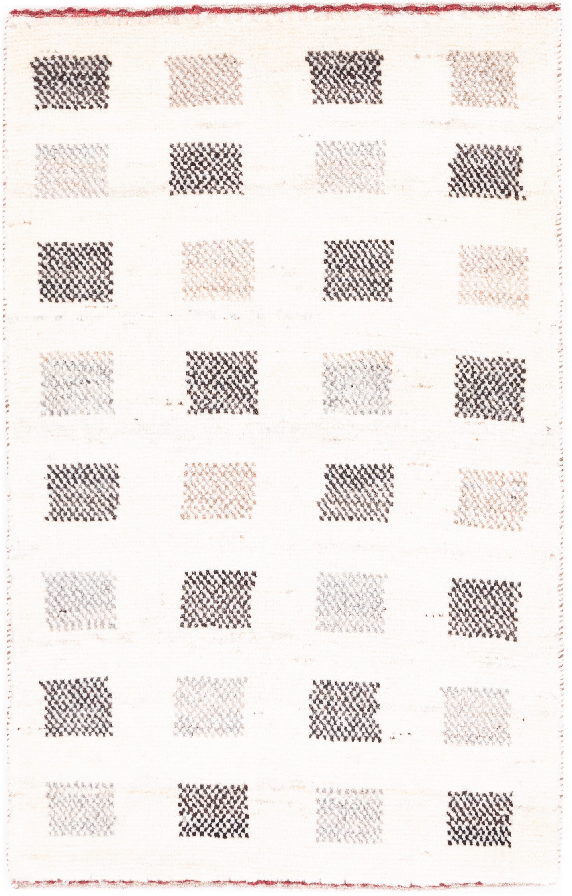 CABBEL Wollteppich Premium Perser Gabbeh Teppich Grau 60x92 cm, Rechteckig, Höhe: 20 mm, Handgeknüpftes Unikat aus 100% Wolle – langlebig und natürlich