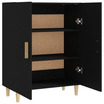 furnicato Sideboard Schwarz 70x34x90 cm Holzwerkstoff