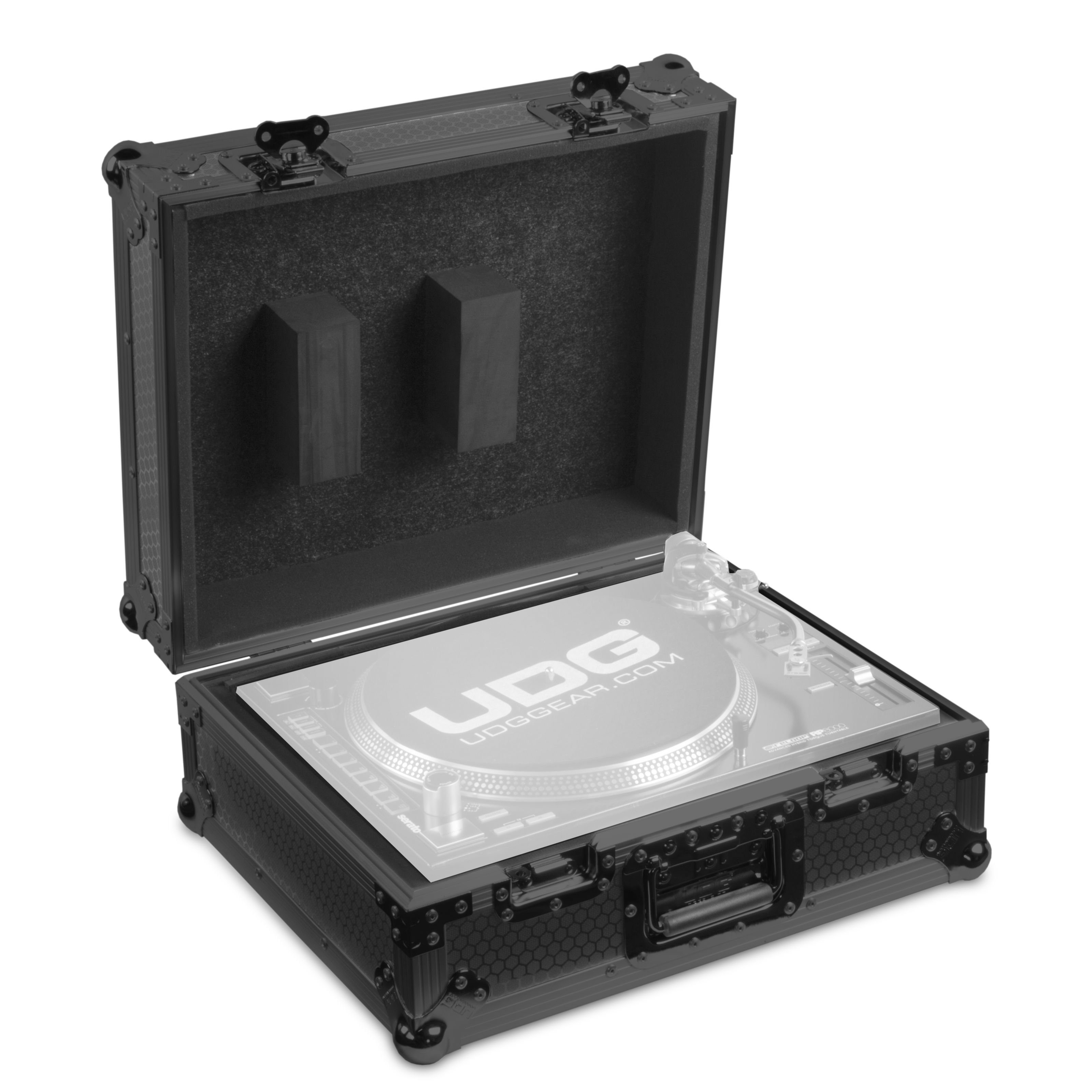 UDG Plattenspieler-Schutzhülle, Ultimate Flighcase Turntable Black MK2 (U91030BL2) - Plattenspieler