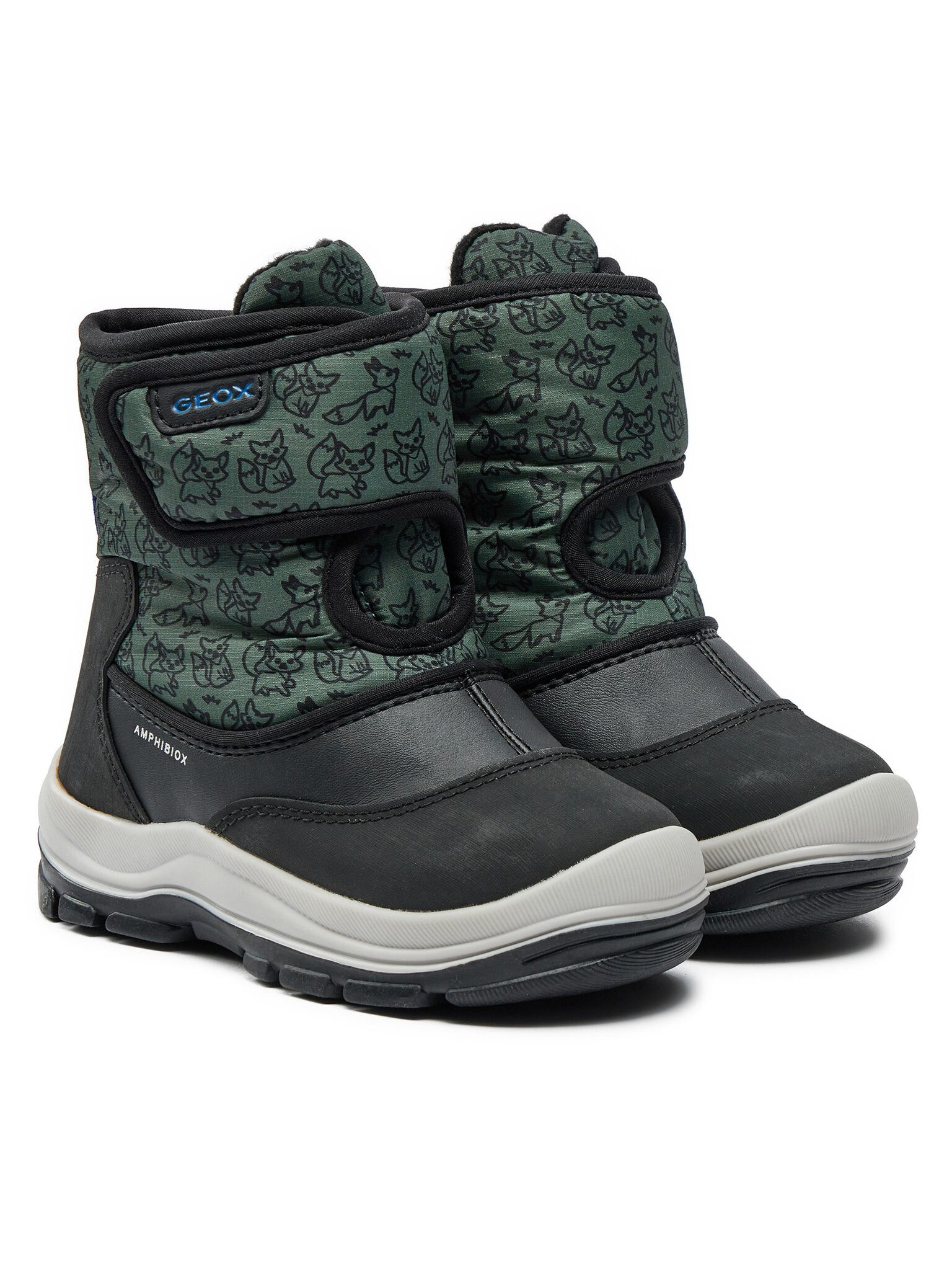 Geox Снегоступы Geox Снегоступы B Flanfil Boy B Abx B263VE 0BCMN C9358 S Schwarz