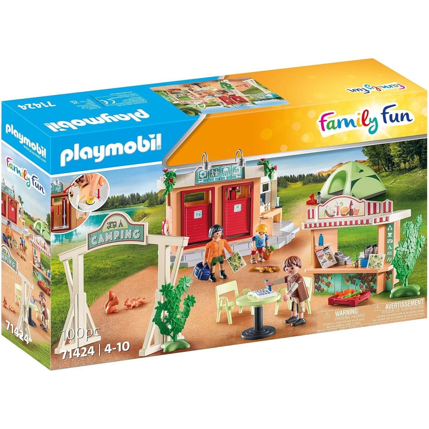 Playmobil® 71424 Campingplatz Konstruktions-Spielset günstig online kaufen