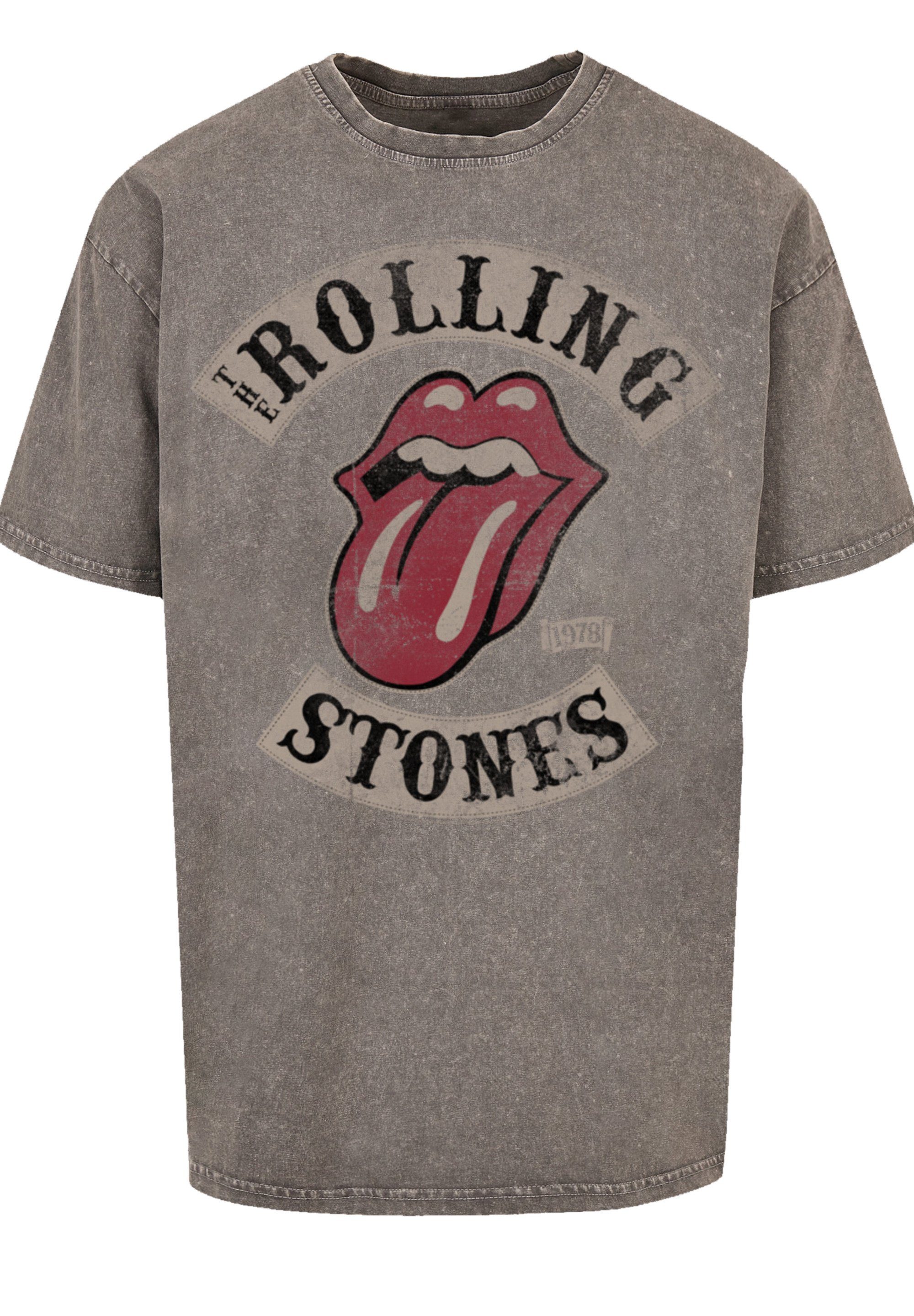 F4NT4STIC T-Shirt The Rolling Stones Tour '78 Print, Fällt weit aus, bitte  eine Größe kleiner bestellen