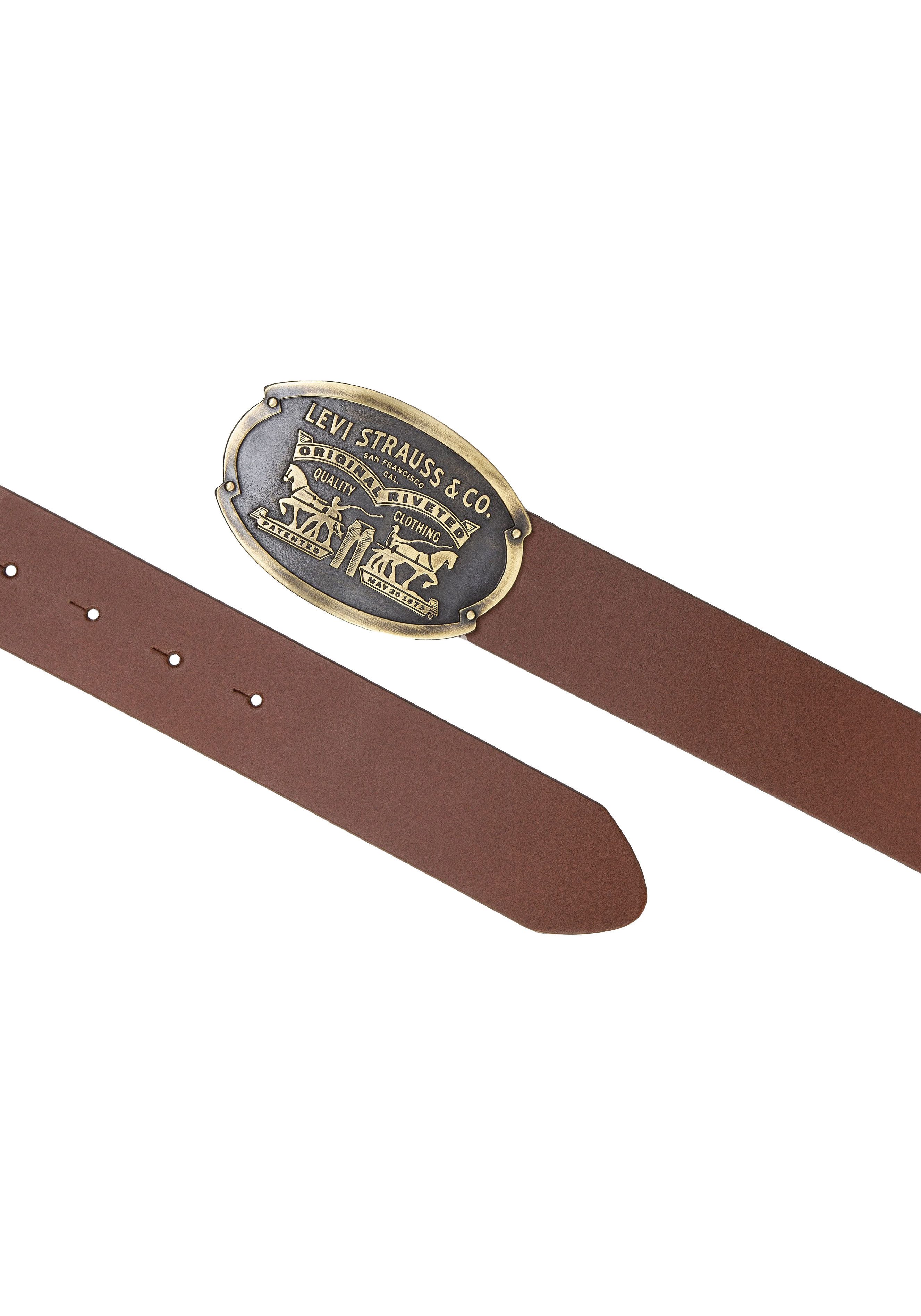 Levi's® Ledergürtel Billy Plaque Belt mit markanter Koppelschließe günstig online kaufen