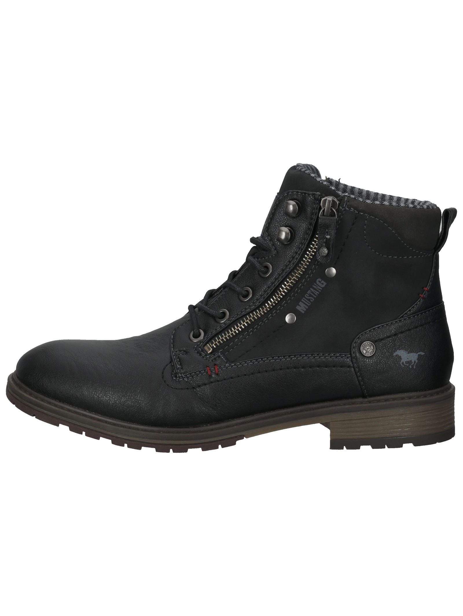 Mustang Shoes Mustang Shoes Stiefelette Lederimitat Schnürstiefelette
