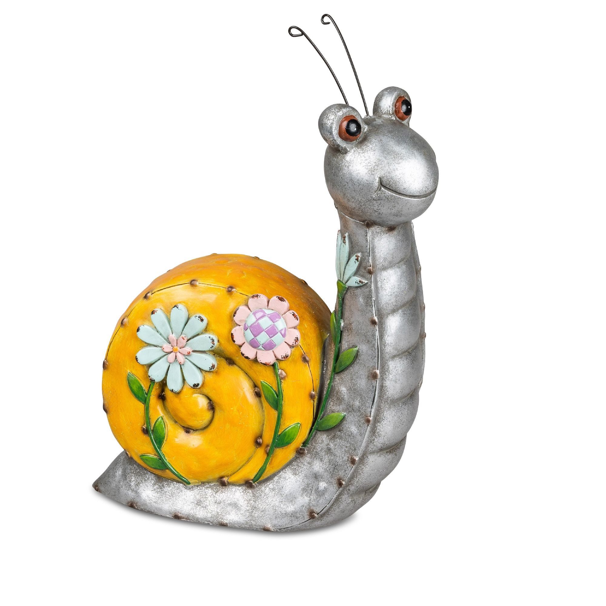 formano Dekofigur Metalloptik, Höhe: 32cm, Farbe: Mehrfarbig, Motiv: Schnecke