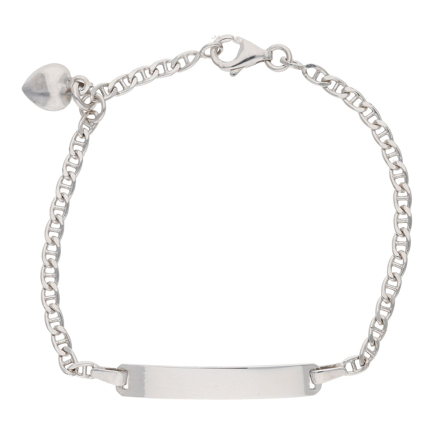 JuwelmaLux ID Armband JuwelmaLux Identitäts Armband 925 Sterling Silber JL10-03-0671 14 cm (kein Set, 1-tlg., kein Set)