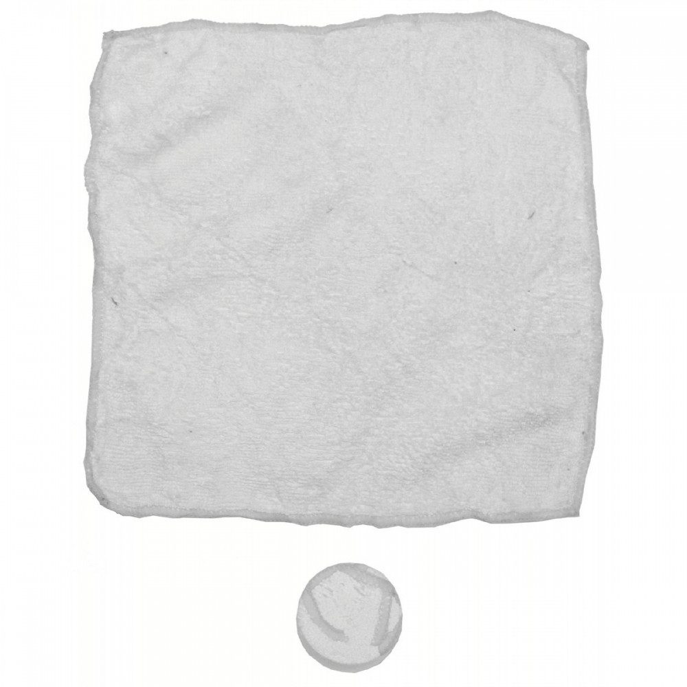MFH Magisches Tuch, weiß, 5 Stück Microfaser Tücher im Beutel Mikrofasertuch (80 % Polyester, 20 % Polyamid, 23, 5 Stück im Beutel)