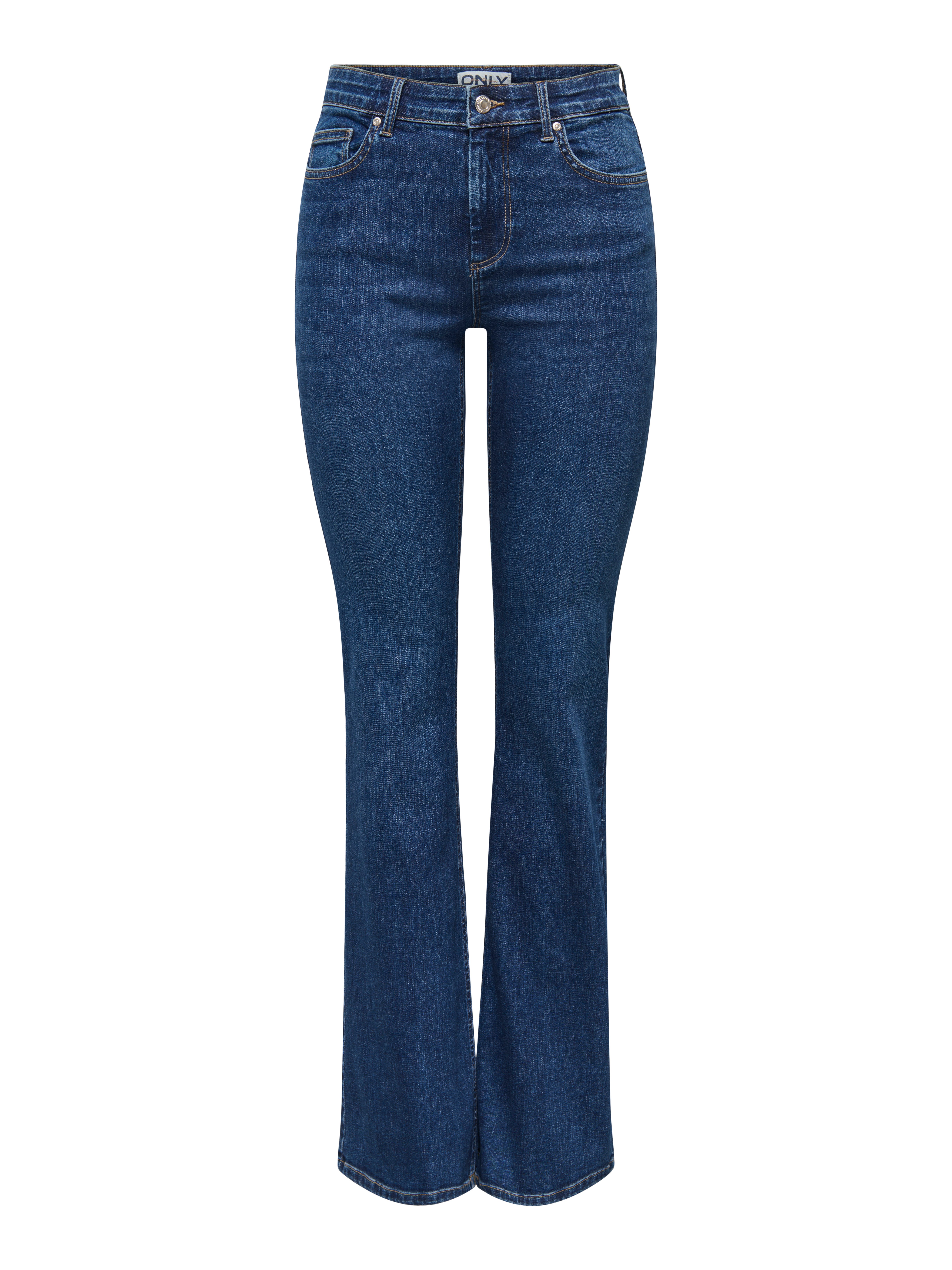 ONLY Bootcut-Jeans ONLBLUSH MW B-P FLARED DNM PIM134 NOOS Baumwollmischung, bootcut fit – Bild 5 von 5