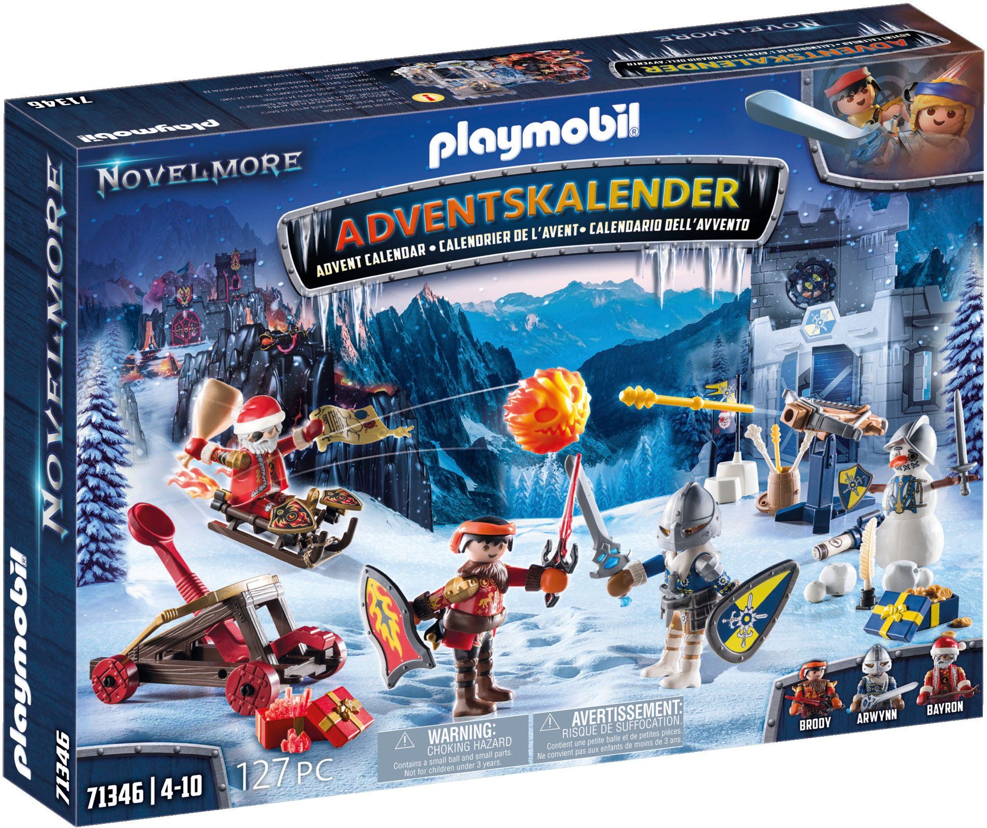 Playmobil® Адвент-календарь игрушек Spielbausteine, Kampf im Schnee (71346), Novelmore