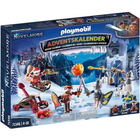 Playmobil® Spielzeug-Adventskalender Spielbausteine, Kampf im Schnee (71346), Novelmore