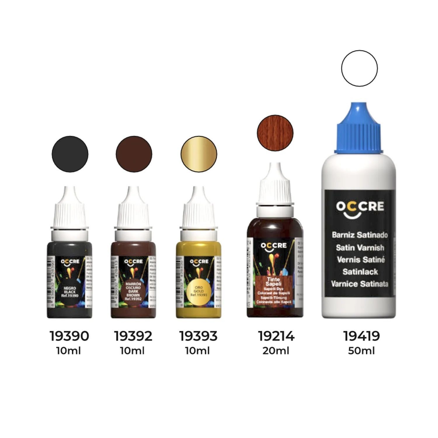 OcCre Modellbausatz Albatros Farben Pack 10 ml, (Bastelbedarf, 1-tlg., Oberflächenbehandlung), Made in Europe