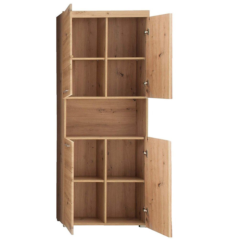 trendteam Hochschrank Badezimmerschrank Schrank Badmöbel Badezimmer günstig online kaufen
