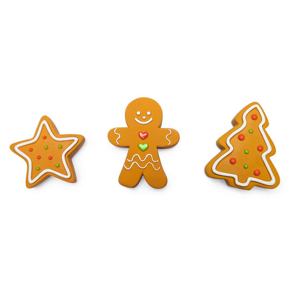 Beeztees Tierquietschie Beeztees Xmas Latex-Spielzeug Lebkuchen