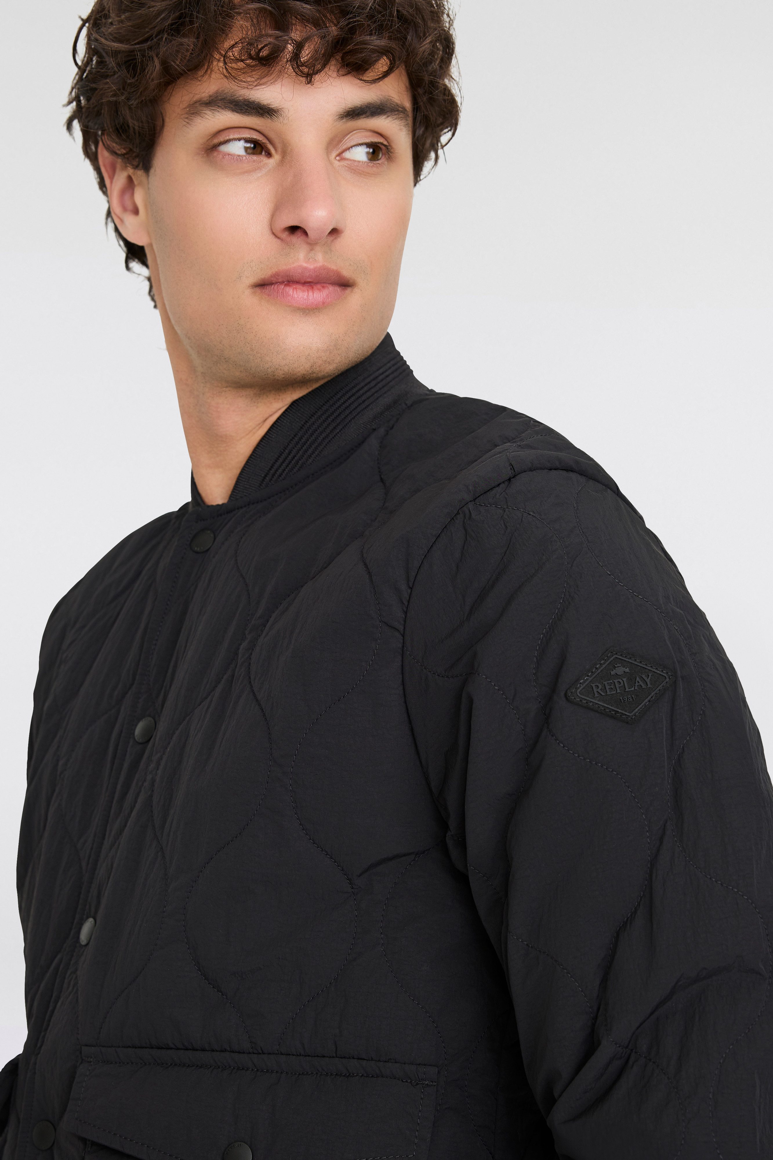 Replay Bomberjacke mit Steppmuster