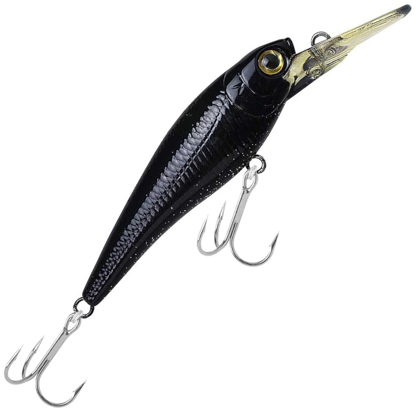 Lucky Craft Kunstköder Bevy Shad 60SP Diamond Black