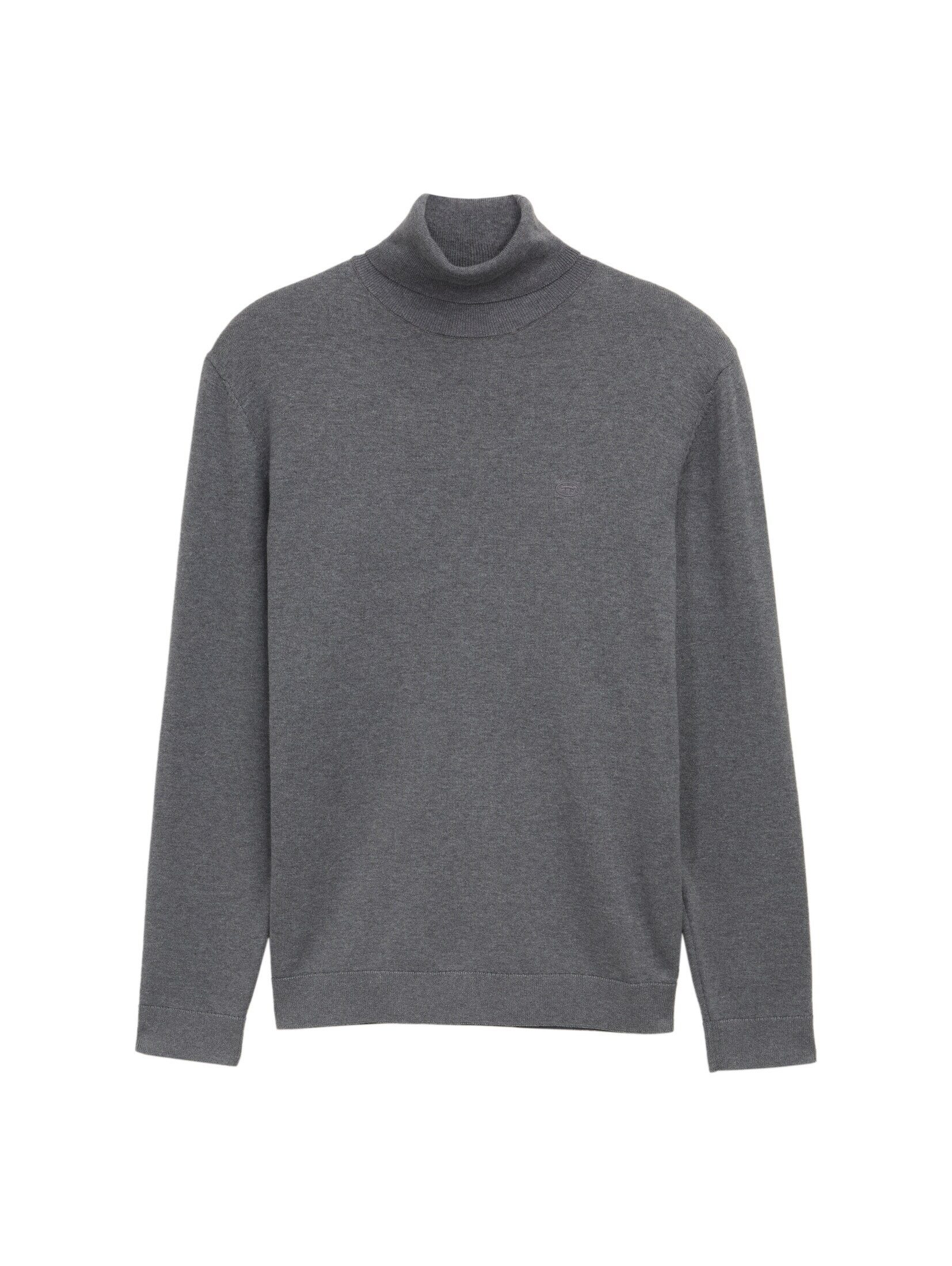 TOM TAILOR Strickpullover Rollkragenpullover aus Baumwolle günstig online kaufen