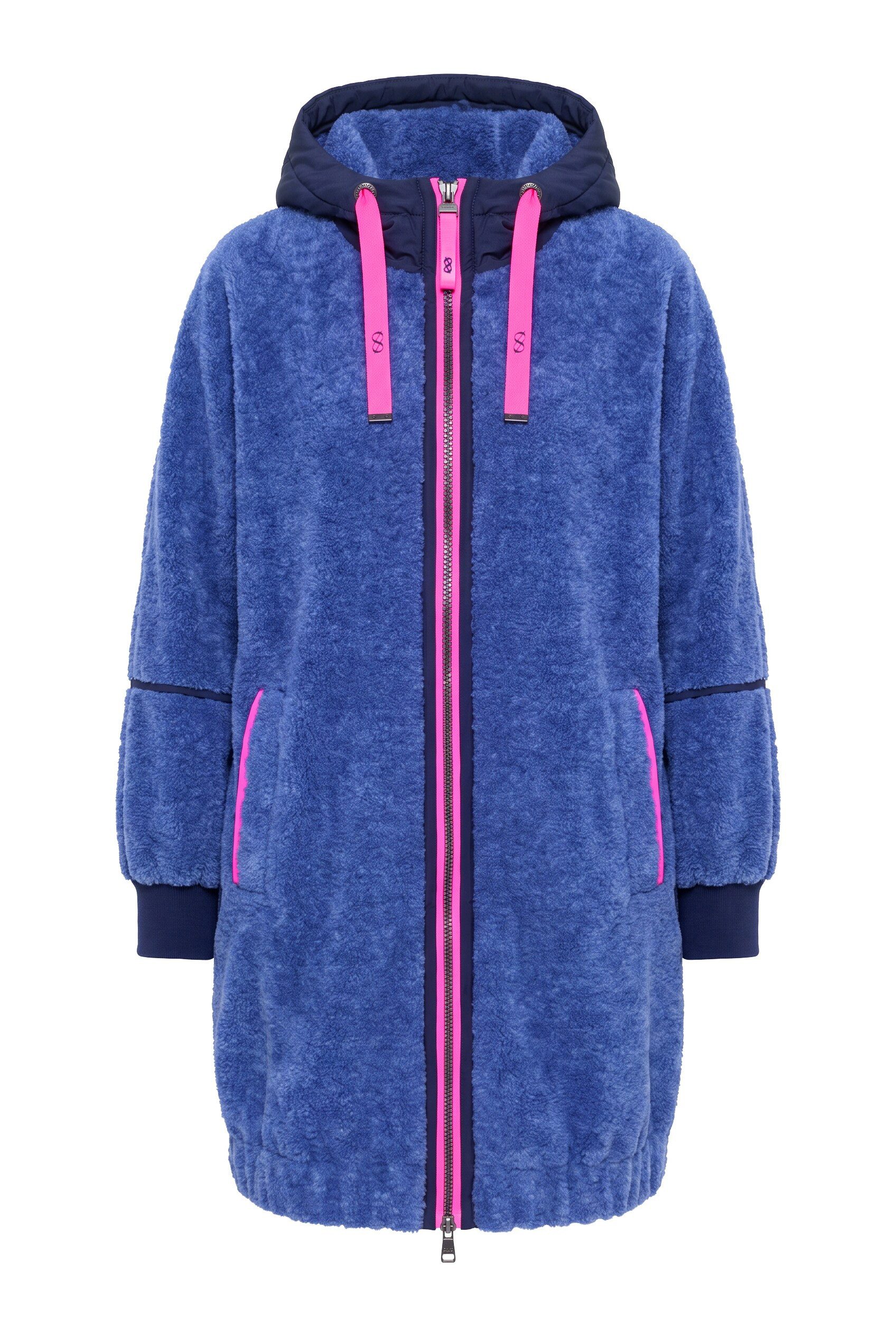 Laurasøn Outdoorjacke Teddy-JackeOversize Kapuze – Bild 2 von 4