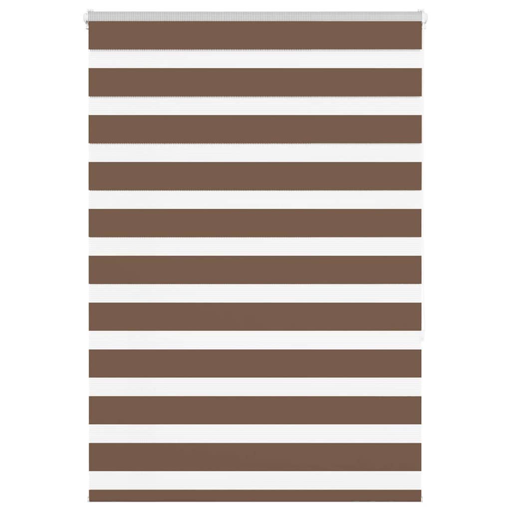 Rollo Doppelrollo Braun 95x150 cm Stoffbreite 90,9 cm Polyester, vidaXL