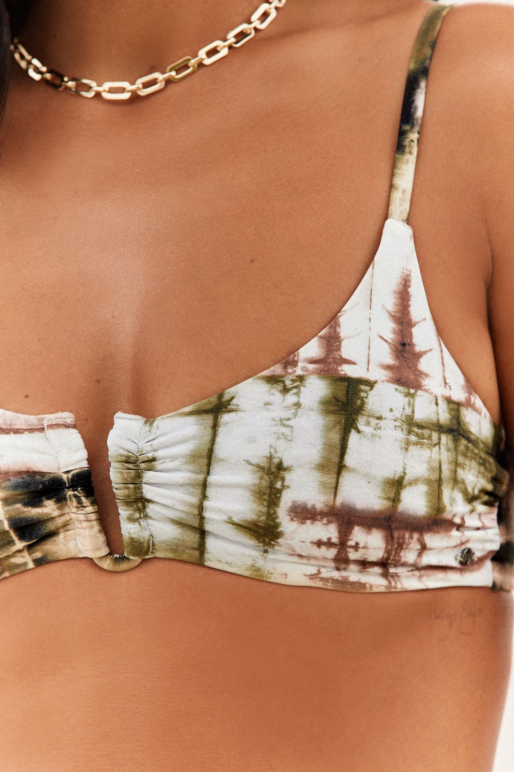 Next Balconette-Bikini-Top Crop-Bikini mit Besatz (1-St)