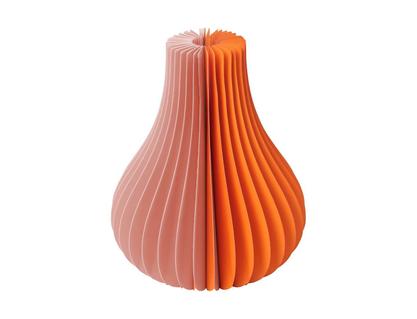 Remember Dekovase Papiervase 'Yuki' orange