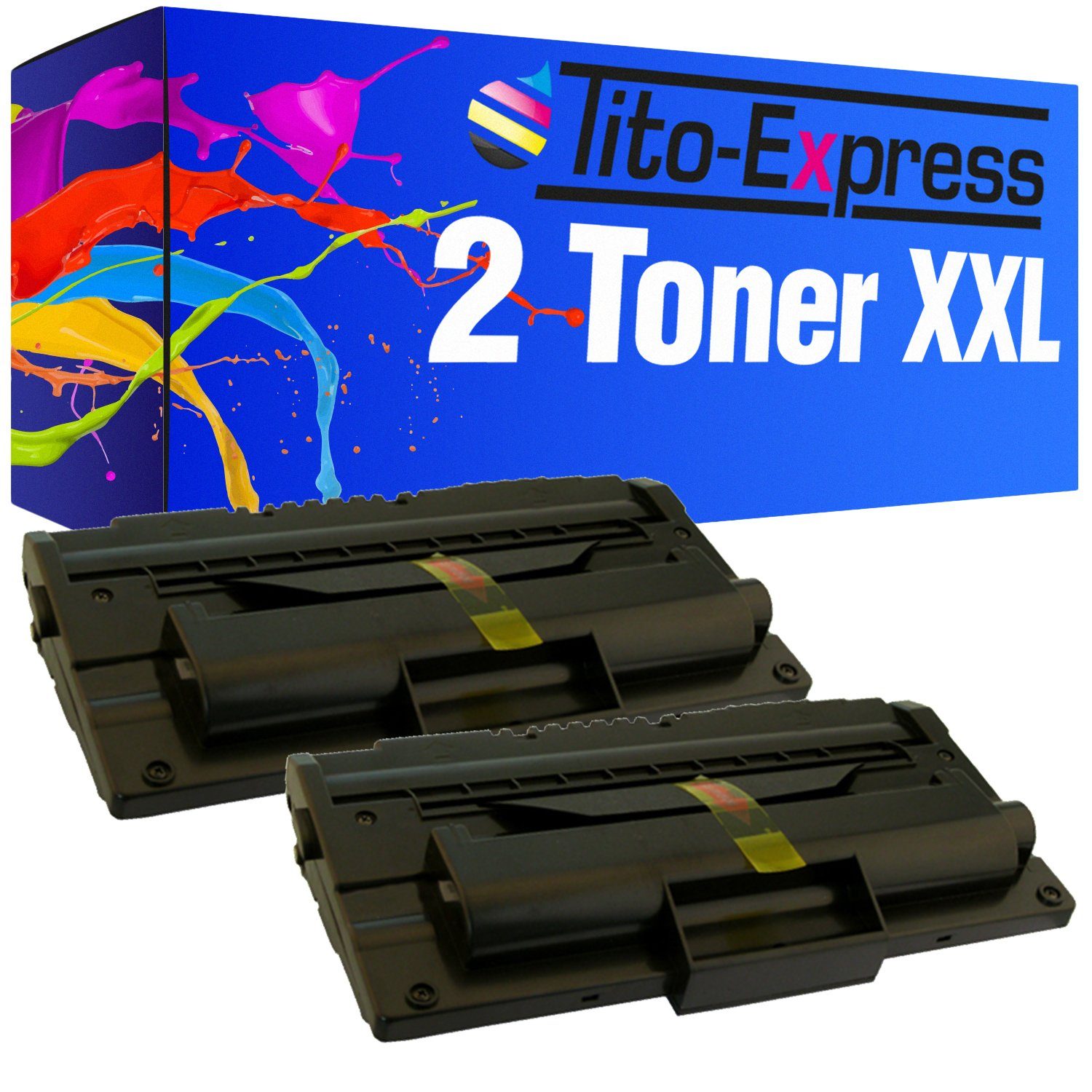 Tito-Express Tonerpatrone 2er Set ersetzt Dell 1600 Dell-1600 Dell1600 Black