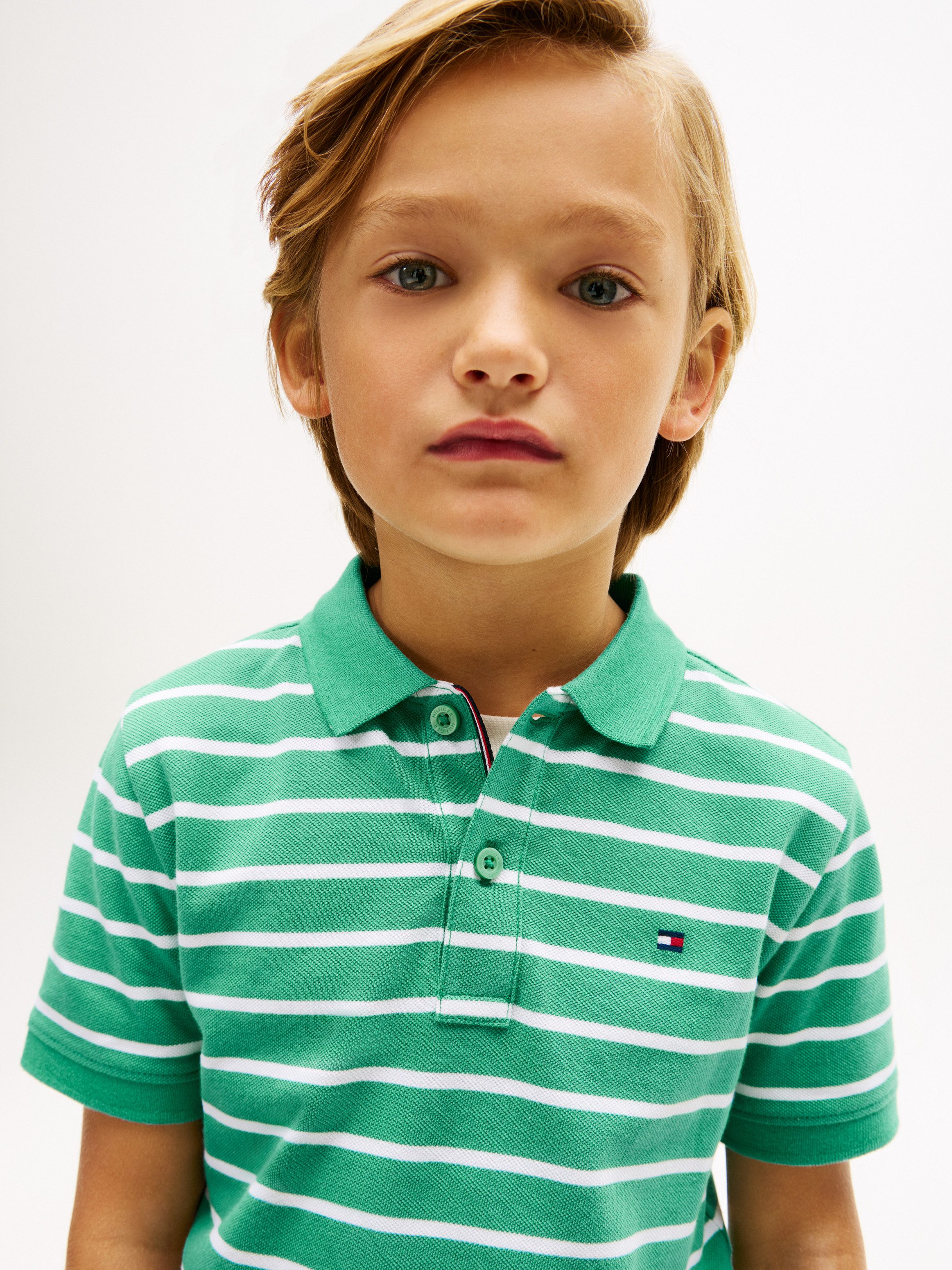 Tommy Hilfiger Poloshirt FLAG POLO SS Kinder bis 16 Jahre, regular fit