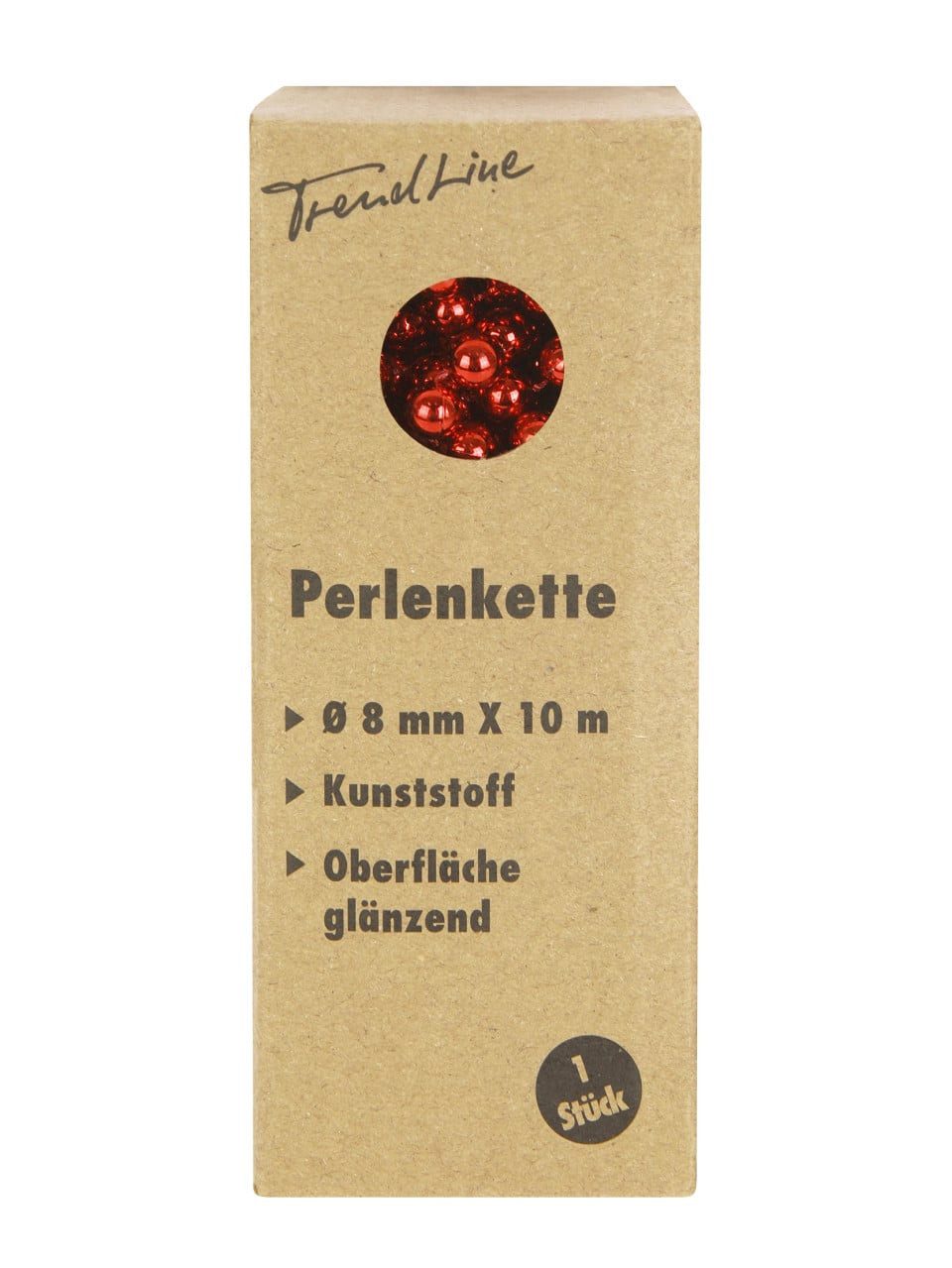 Trend Line Christbaumschmuck TrendLine Perlenkette bruchfest, langlebig 10 m