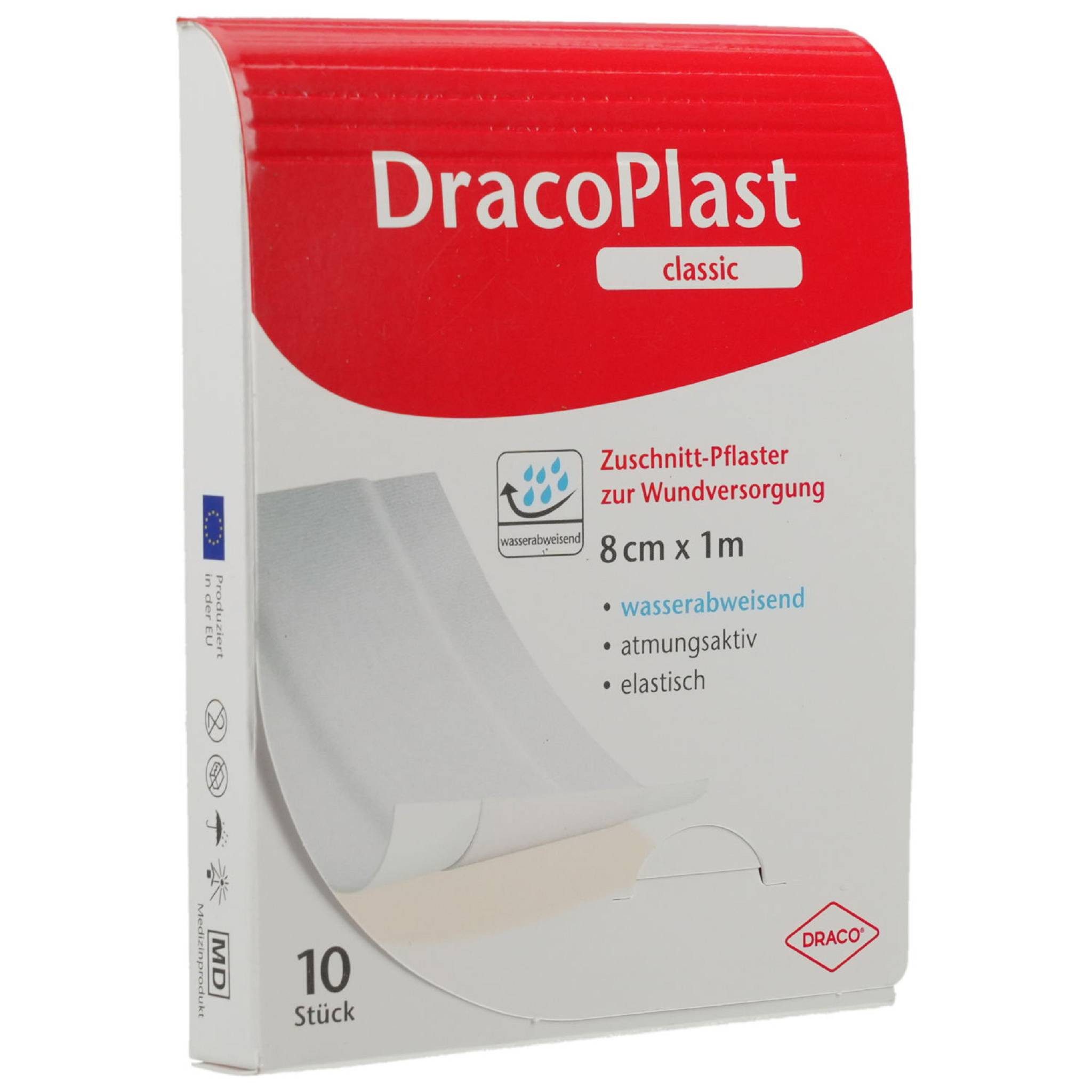 DRACO Wundpflaster DRACOPLAST Classic Pflaster10 Pflaster 8cm x 10cm