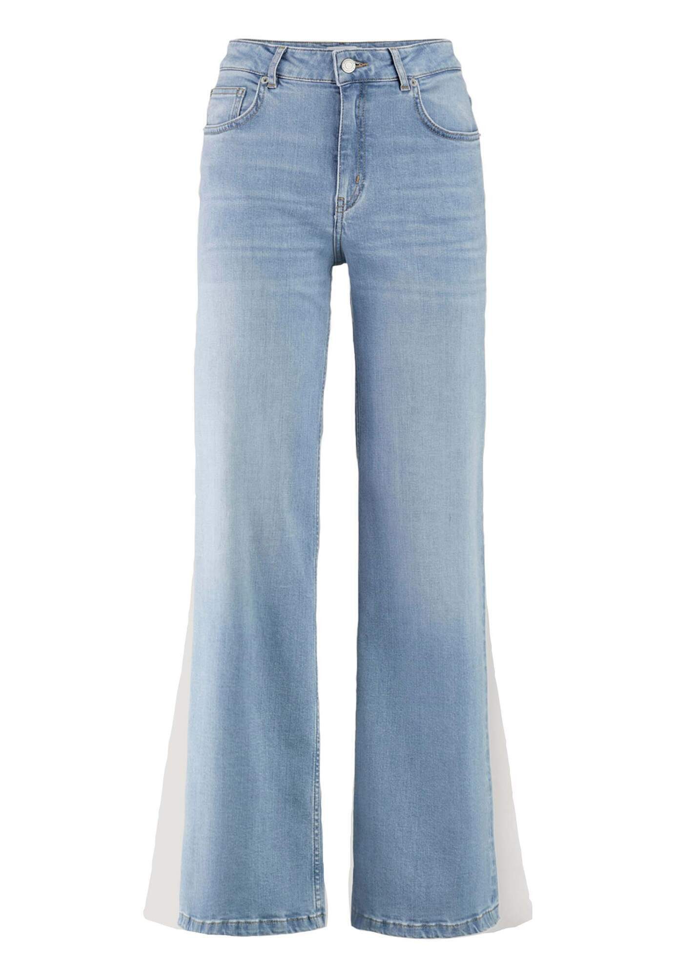 Hessnatur Bequeme Jeans ALVA High Rise Wide Leg aus Bio-Denim (1-tlg) ALVA günstig online kaufen