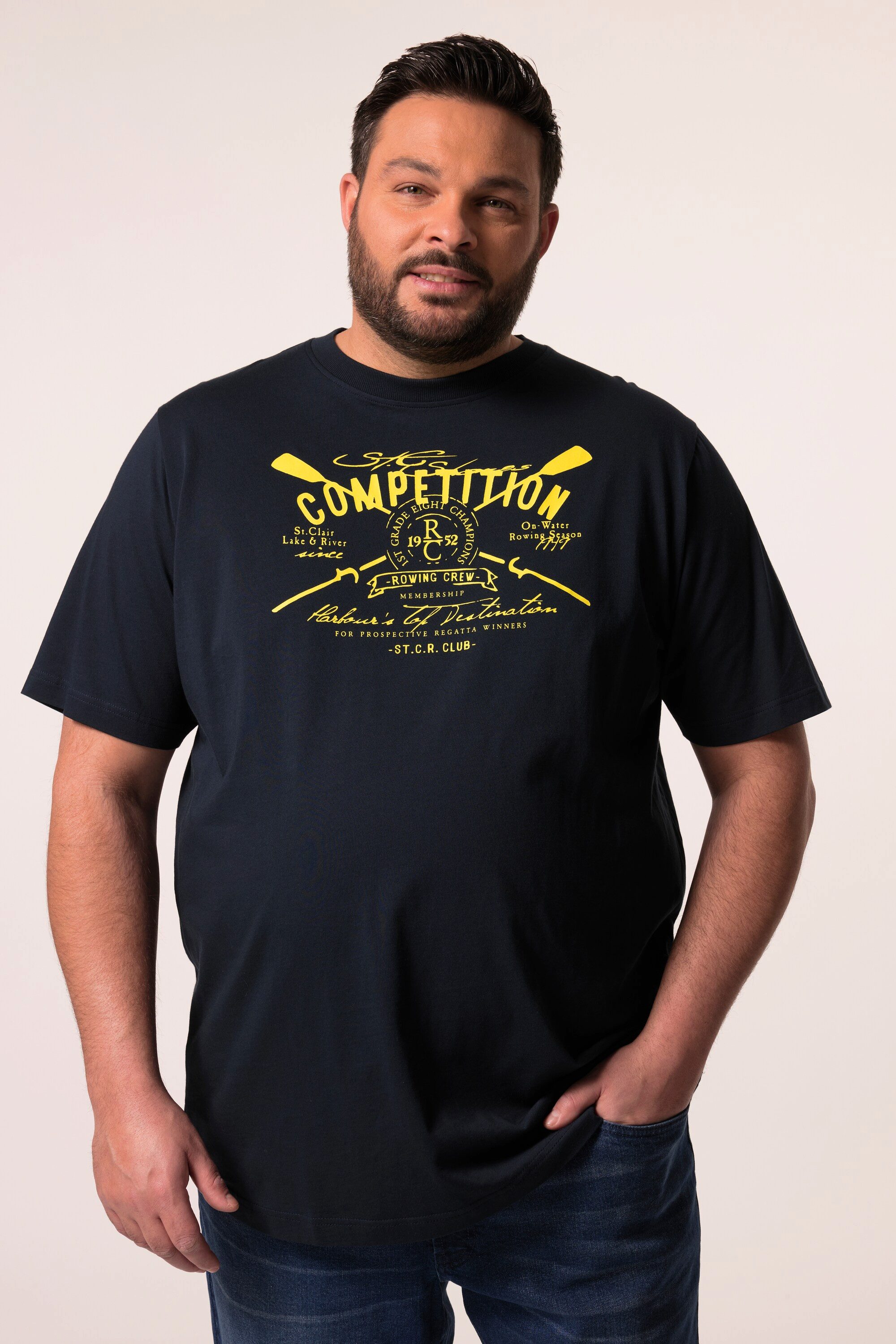 Men Plus T-Shirt Men+ T-Shirt Halbarm günstig online kaufen