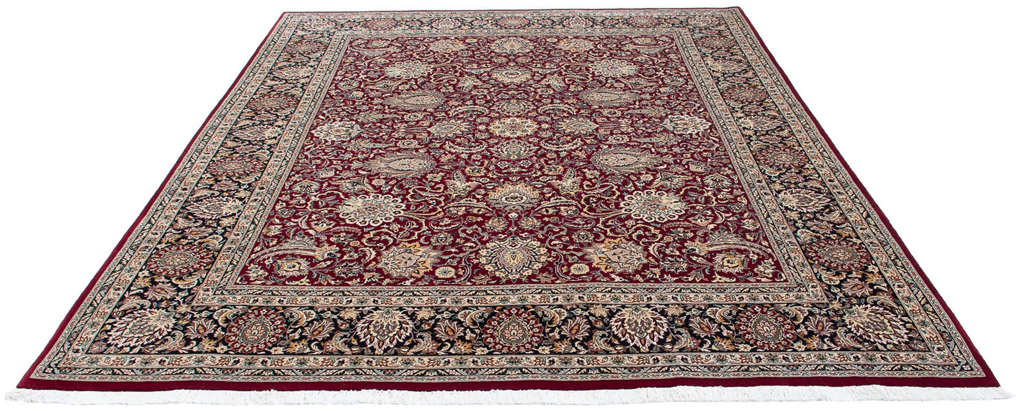 Teppich Vintage - 305 x 244 cm - dunkelrot, morgenland, rechteckig, Höhe: 8 mm, Wohnzimmer, Handgeknüpft, Einzelstück mit Zertifikat