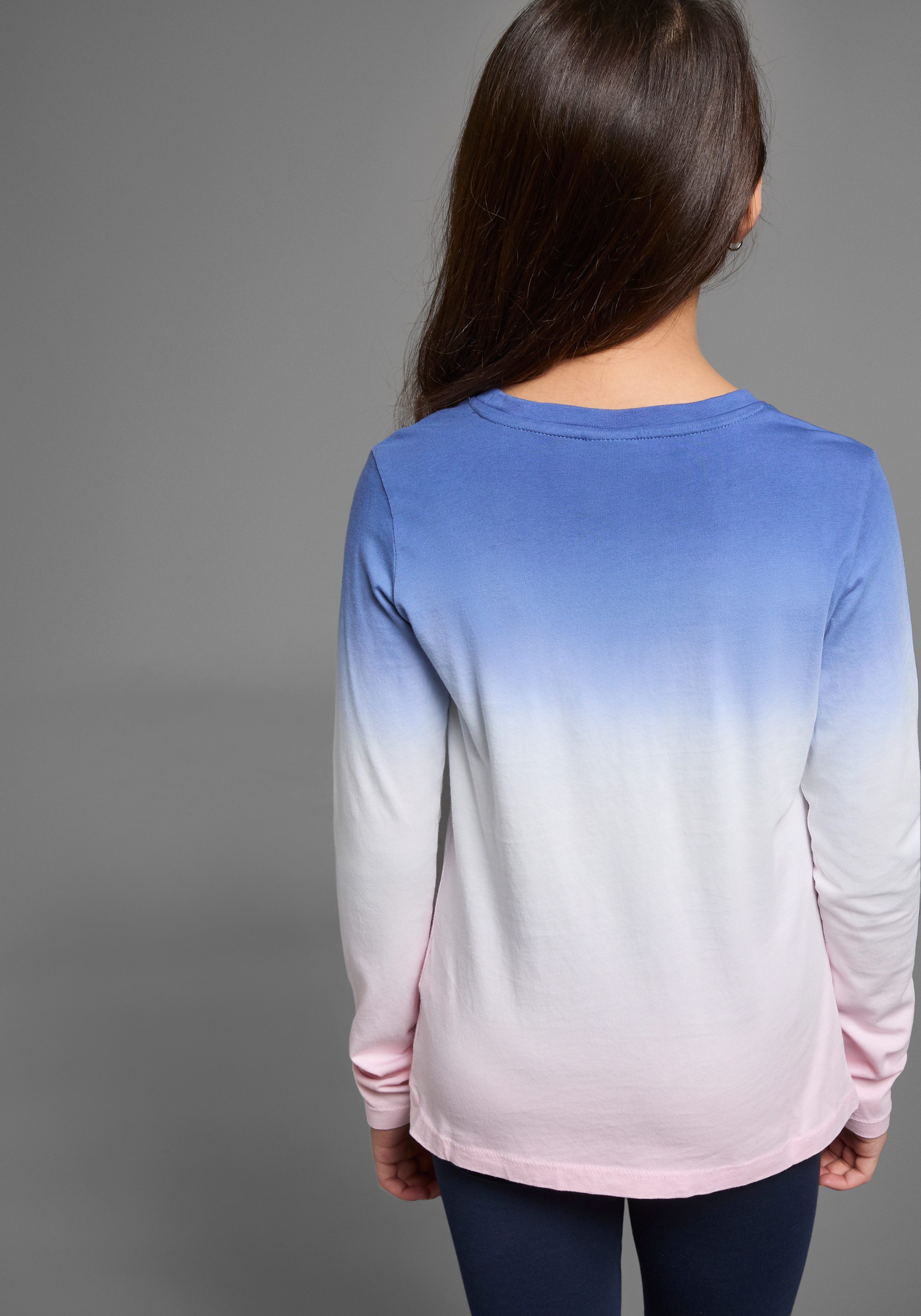 KangaROOS Langarmshirt Langarm, taillierter Schnitt, mit günstig online kaufen