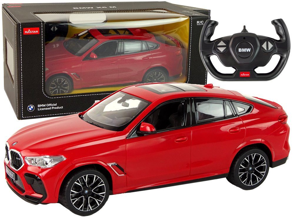 Wisam RC-Auto Ferngesteuertes Auto RC BMW X6 Rastar Pilot Rot 1:14