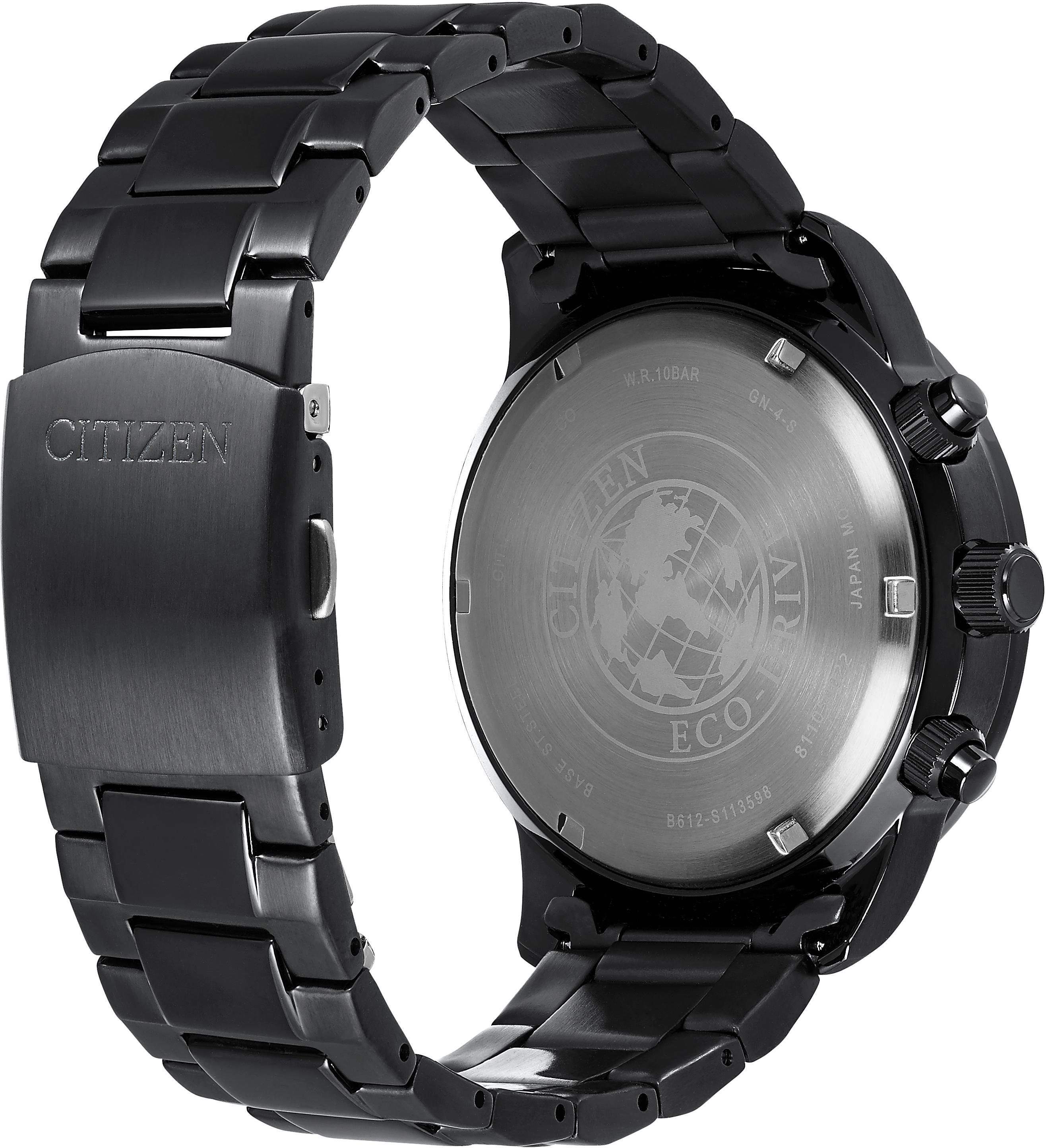 Citizen Chronograph CA0695-84E, Armbanduhr, Herrenuhr, Solar, Stoppfunktion, Edelstahlarmband