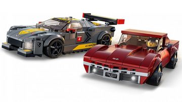 LEGO® Konstruktionsspielsteine LEGO® Speed Champions - Chevrolet Corvette C8-R &, (Set, 512 St)