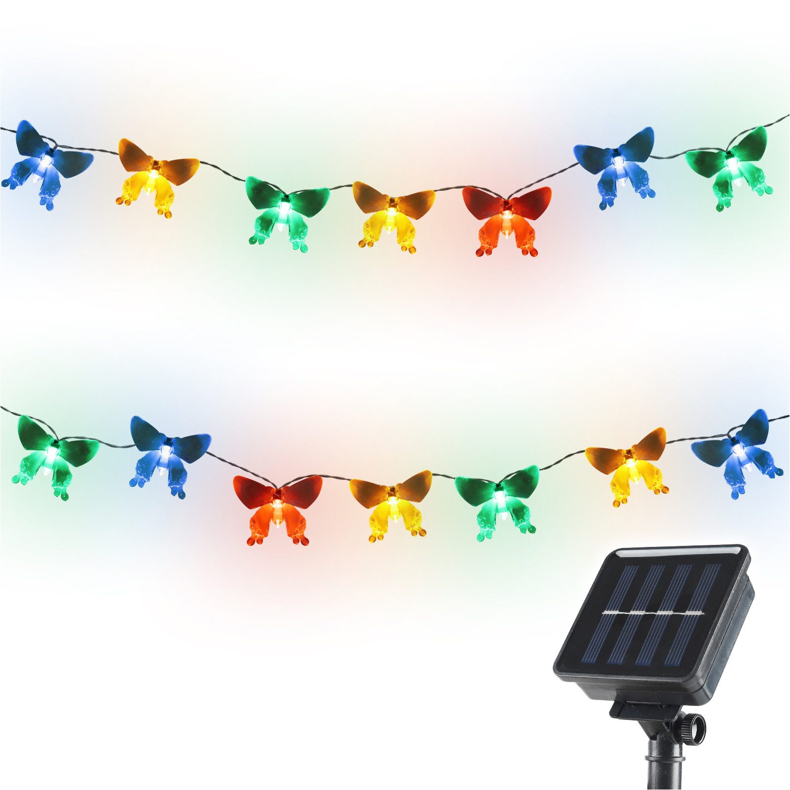 Salcar LED Solarleuchte Solarleuchten Garten Schmetterlinge günstig online kaufen