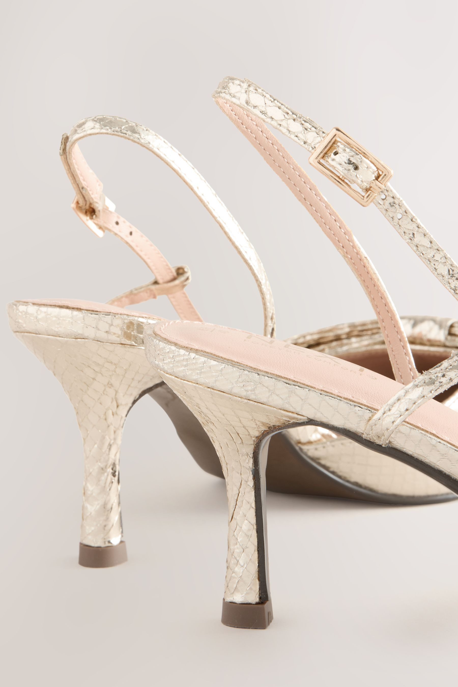Next Forever Comfort® Spitze Slingbacks mit Schleife Slingsandalette