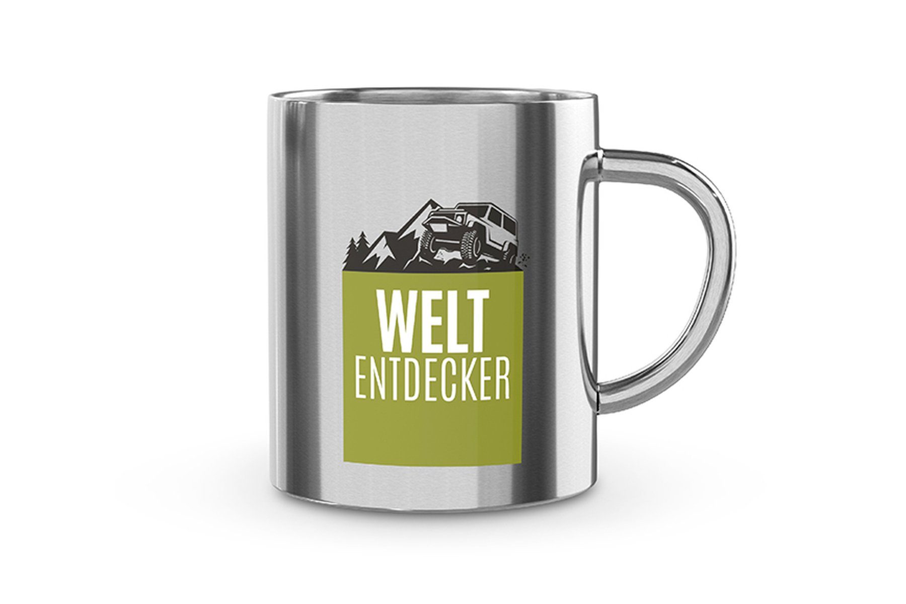 La Vida Thermobecher Thermobecher Thermotasse Isolierbecher Camping Kaffeetasse Edelstahl