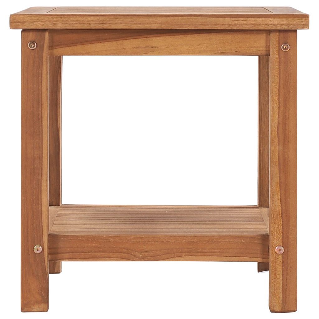 vidaXL Ablagetisch, Couchtisch 45 x 45 x 45 cm Massivholz Teak