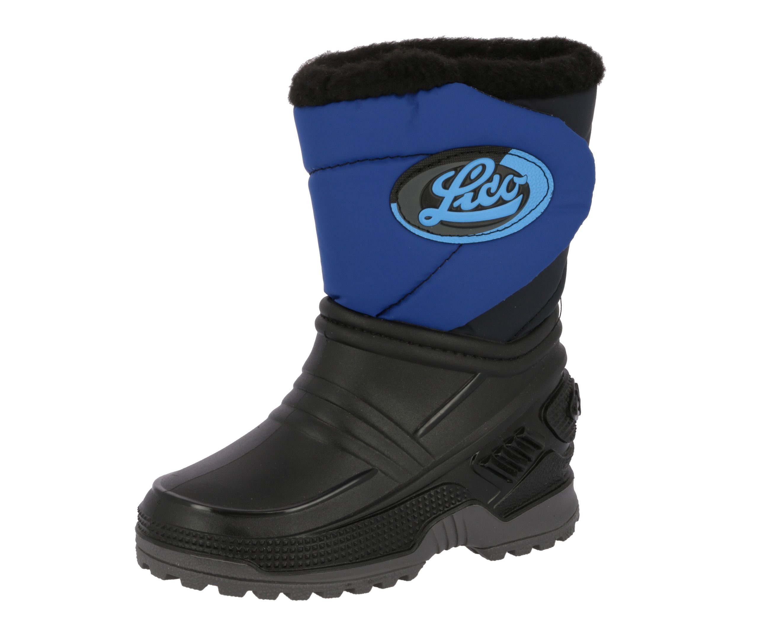 Lico Gummistiefel schwarz/blau Terra Gummistiefel