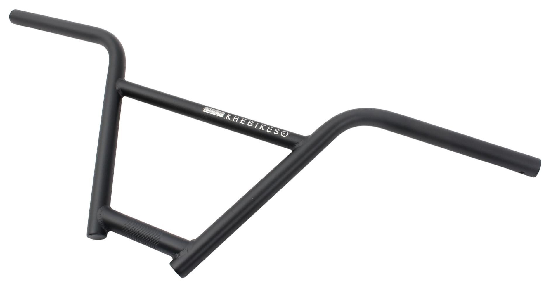KHEbikes Fahrradlenker KHE PRISM BMX Lenker 9 Zoll 4-teilig CrMo Schwarz