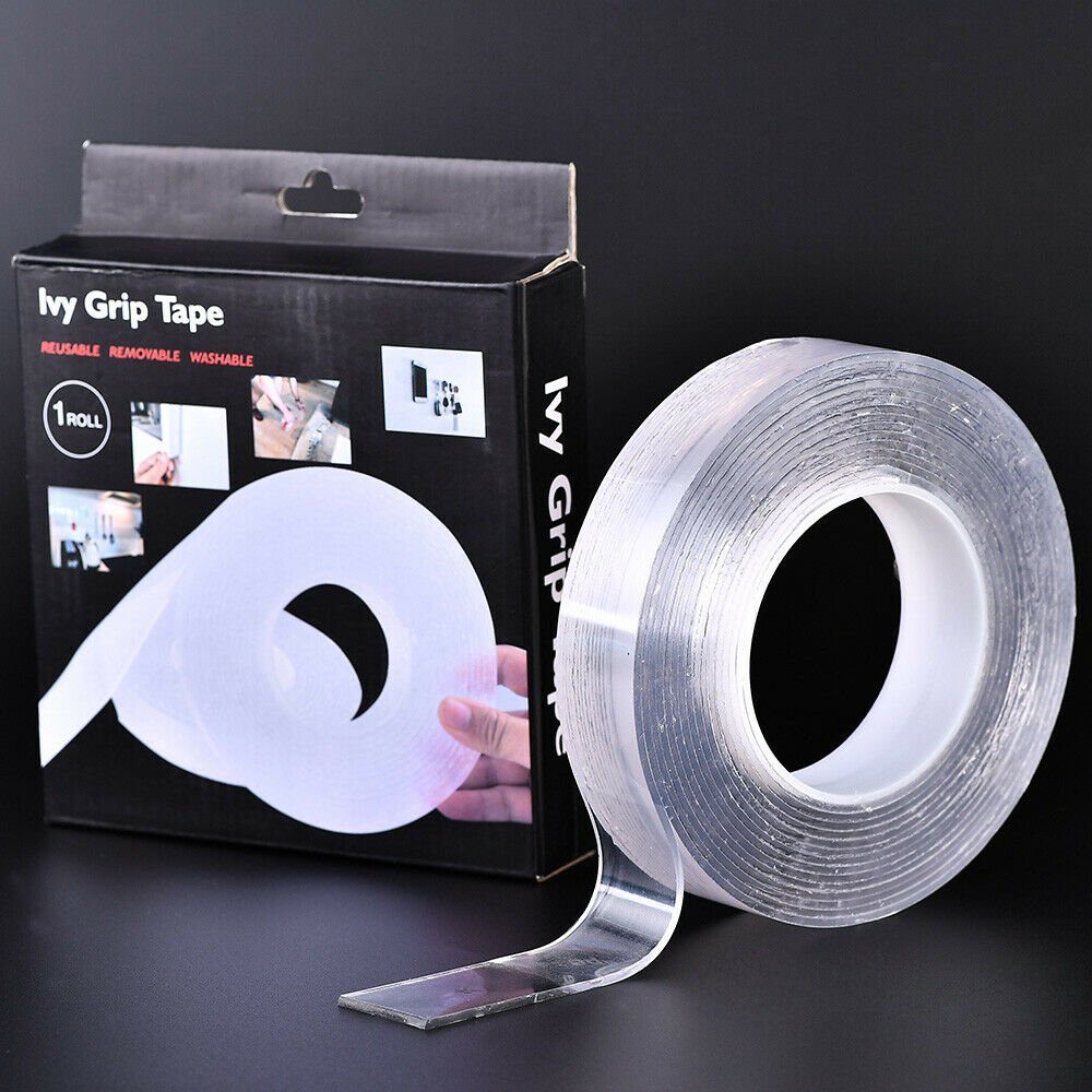 Doppelklebeband Doppelseitiges Klebeband wiederverwendbar transparent Montageband