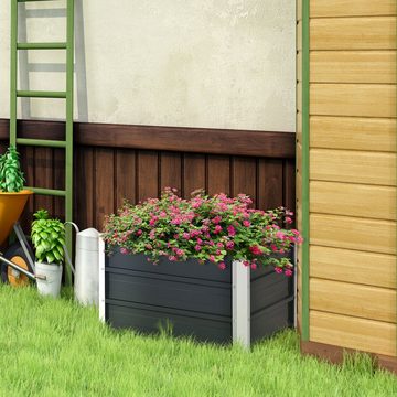 Outsunny Hochbeet Gartenbeet inklusive Gartenhandschuhen