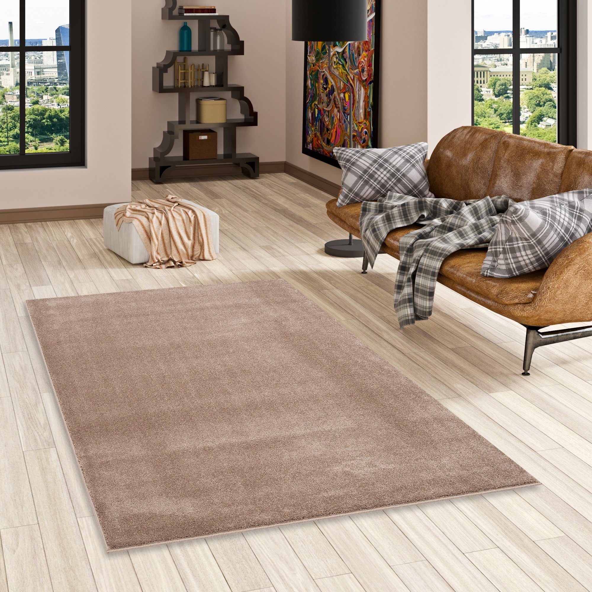 Pergamon Veloursteppich Luxus Soft-Velours Teppich Verona, günstig online kaufen