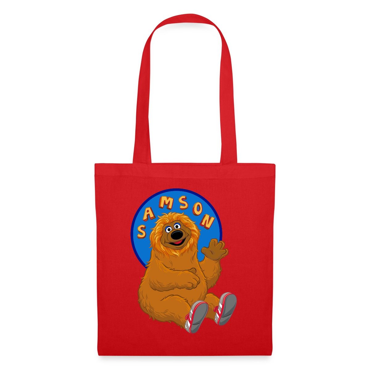 Spreadshirt Henkeltasche Sesamstraße Samson Stoffbeutel (1-tlg)