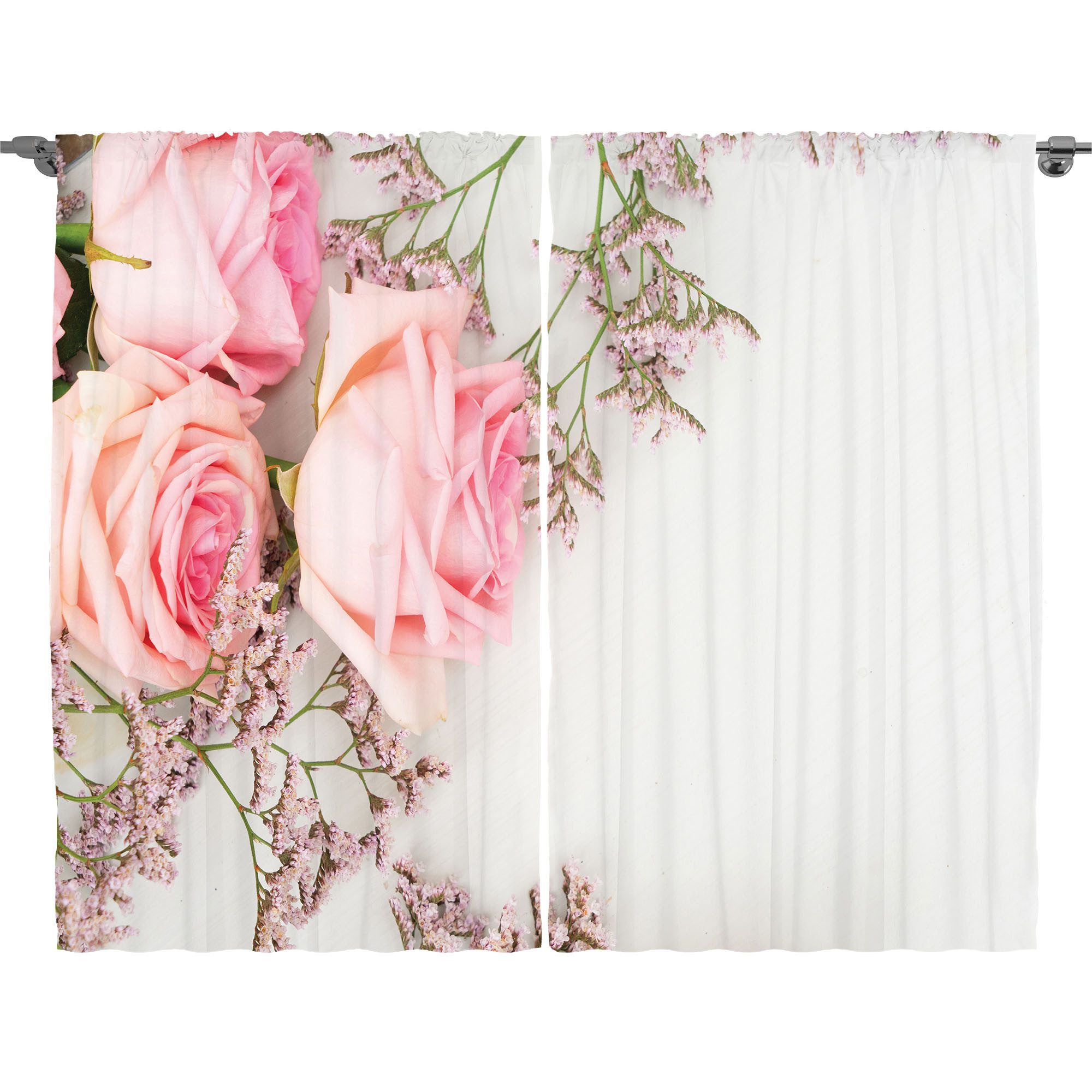 Abakuhaus Gardine Schlafzimmer Kräuselband Vorhang mit Schlaufen und Haken, günstig online kaufen