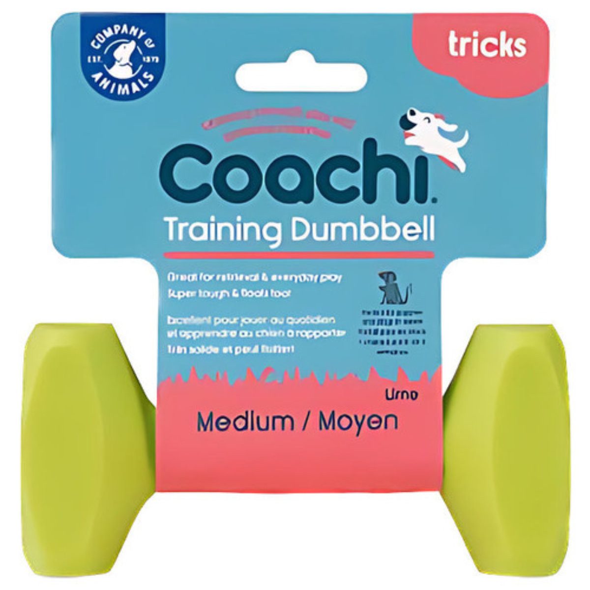 Coachi Dummy Trainings-Hantel limettengrün