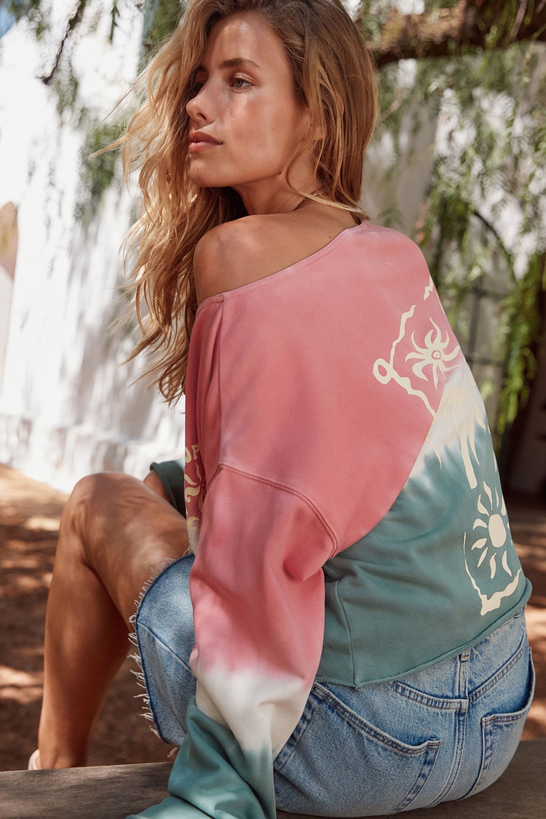 Next Sweater Sweat-Oberteil, lässiger Hals- und Schulterbereich (1-tlg) günstig online kaufen