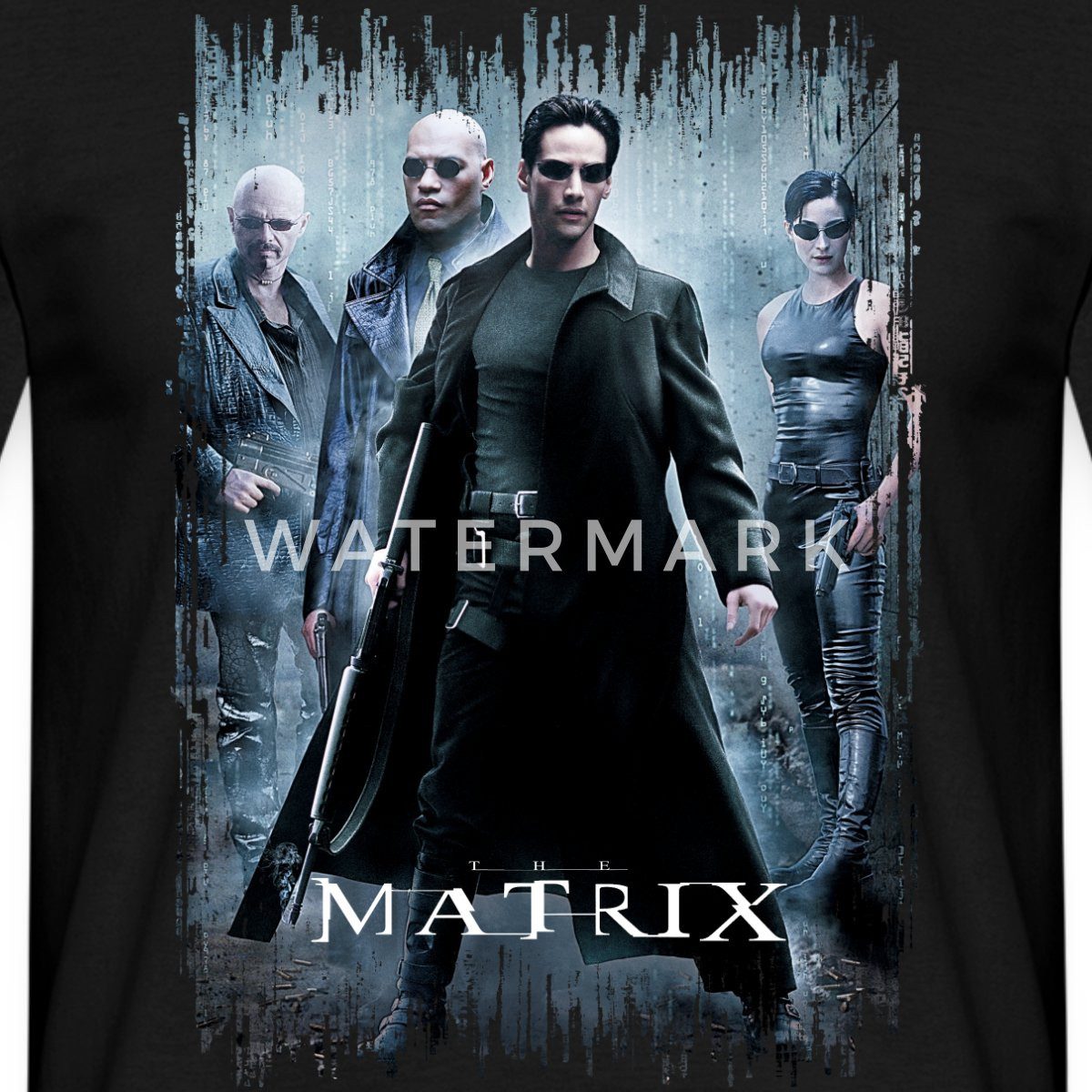 Spreadshirt T-Shirt The Matrix Film Logo Männer T-Shirt (1-tlg)